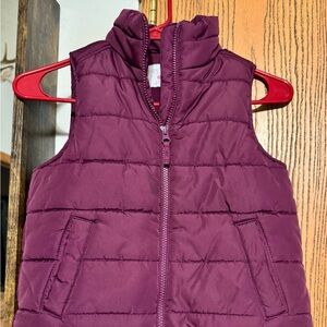 Children’s Place Purple Fleece Puffer Vest